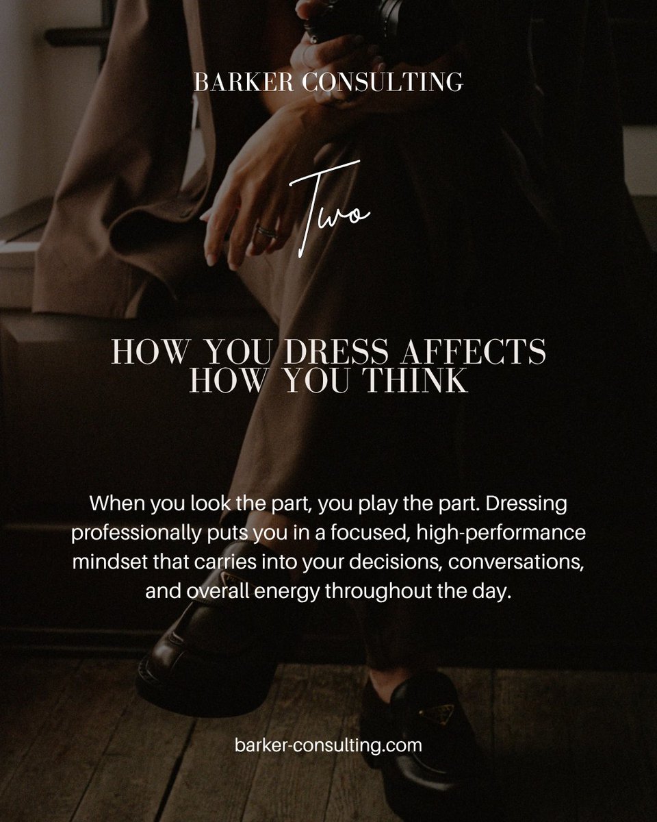 Barker_NYC's tweet photo. Your outfit speaks before you do. Make sure it's saying the right things.
-
#dressforsuccess #businessstyle #professionalimage https://t.co/PBsQDjqD31