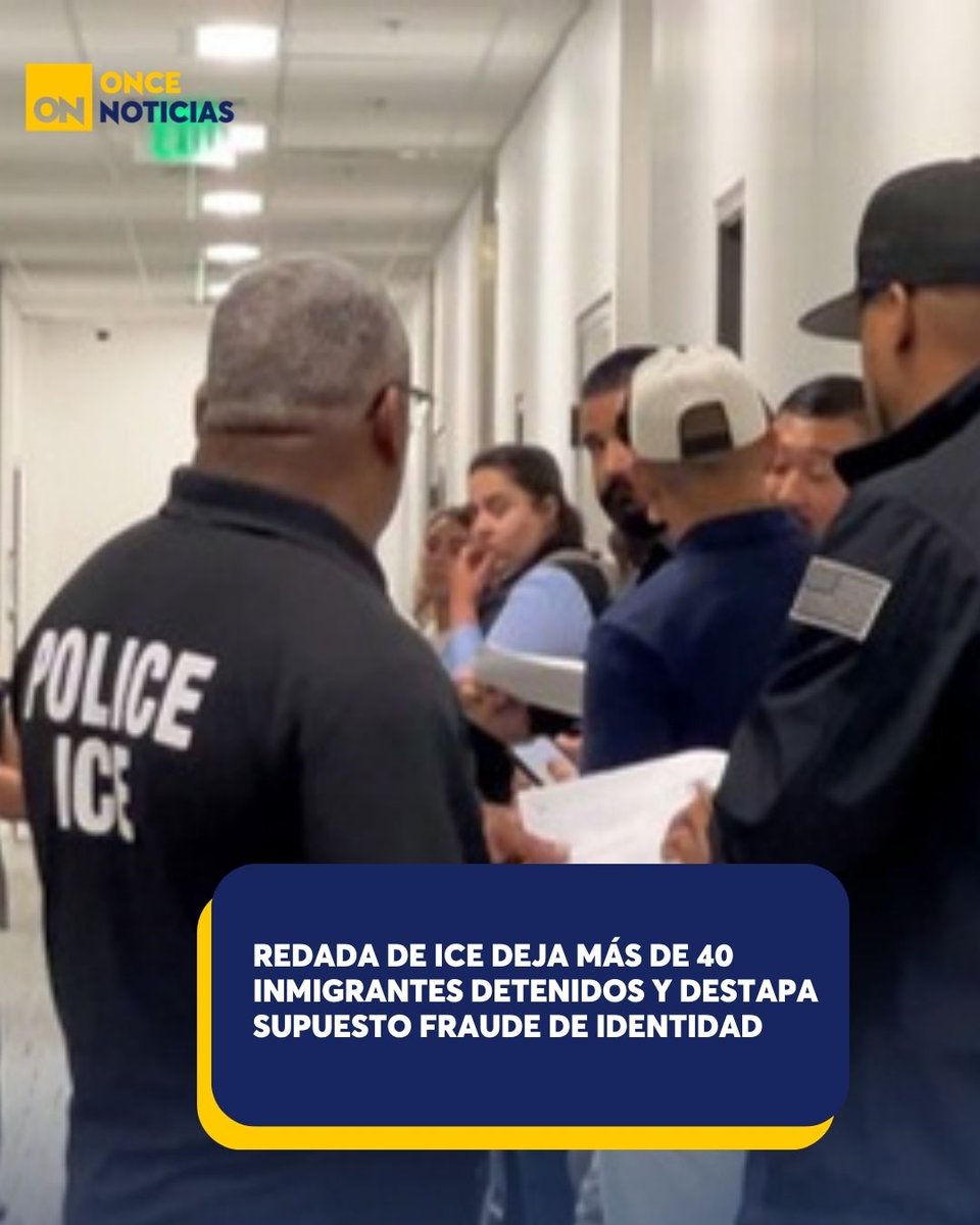 canal11hn's tweet photo. 🚨Operativo de autoridades en una empresa de Carolina del Sur deja detenidos y revela una investigación por presunto uso de identidades falsas para conseguir empleo.
Todos los detalles aquí: 👇
https://t.co/L9XOr6tIB0
#ICE #CarolinaDelSur #Redada #Inmigración https://t.co/ocZjMFnaji
