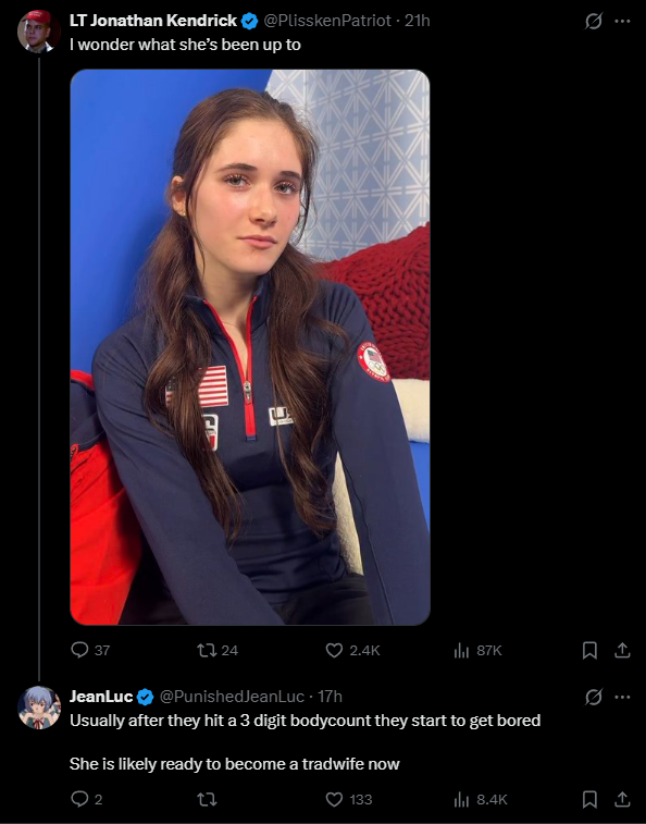 SpamNotOk's tweet photo. @PunishedJeanLuc @Awk20000 You sure are projecting when you go around saying this about 19 year olds representing their country? https://t.co/lrHv8Dpo6e
