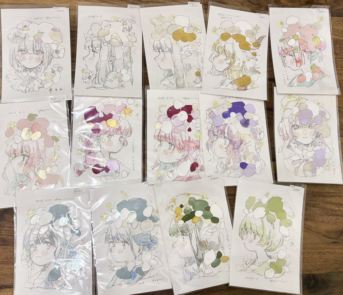 本日から二人展!ドローイングはこちらです。
18時ごろまで在廊の予定でしたが、コミティアの新刊を受け取らなくてはいけないので17時すぎに出るかもです💦
