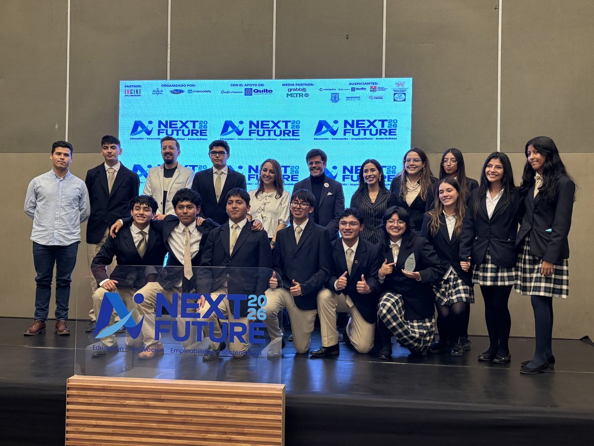 ConquitoUIO's tweet photo. 🌱 #BuenasNoticias | Participamos en el Congreso Educativo #NEXTFUTURE 2026, dirigido a jóvenes de Quito con soluciones innovadoras y sostenibles para desafíos reales de la ciudad. 🚀💧♻️ 

Desde #ConQuito seguimos apostando por el talento, la IA y el futuro.

#QuitoRenace https://t.co/dAB4yPY8ia