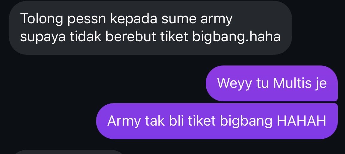 MinFarray's tweet photo. ARMY ada pesanan ni 😆 https://t.co/ZrKct2KUOP