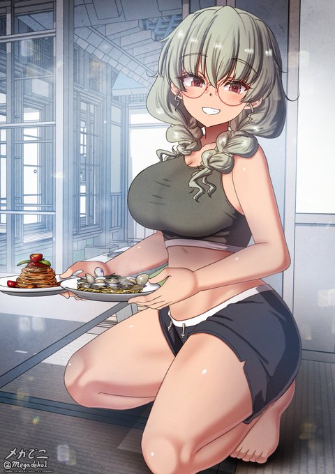 千代美姉の手作りパスタ Chiyomi-nee's homemade pasta #ガルパン #garupan