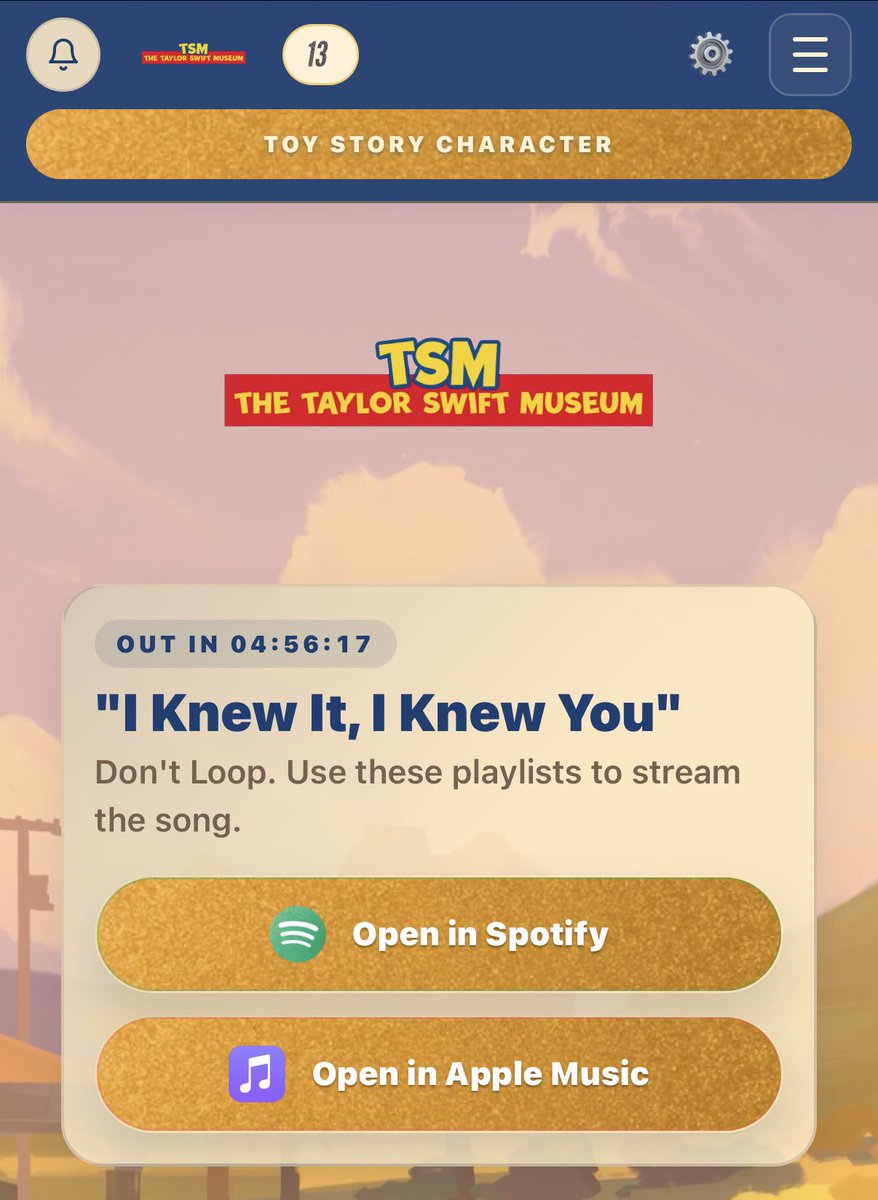 tsmuseum13's tweet photo. We still can’t believe we are getting a new Taylor Swift song in less than 5 hours!! 🤠

Play some games to kill the time here : 
🔗 https://t.co/fBaFyccxFn https://t.co/vrJW7lQSyS