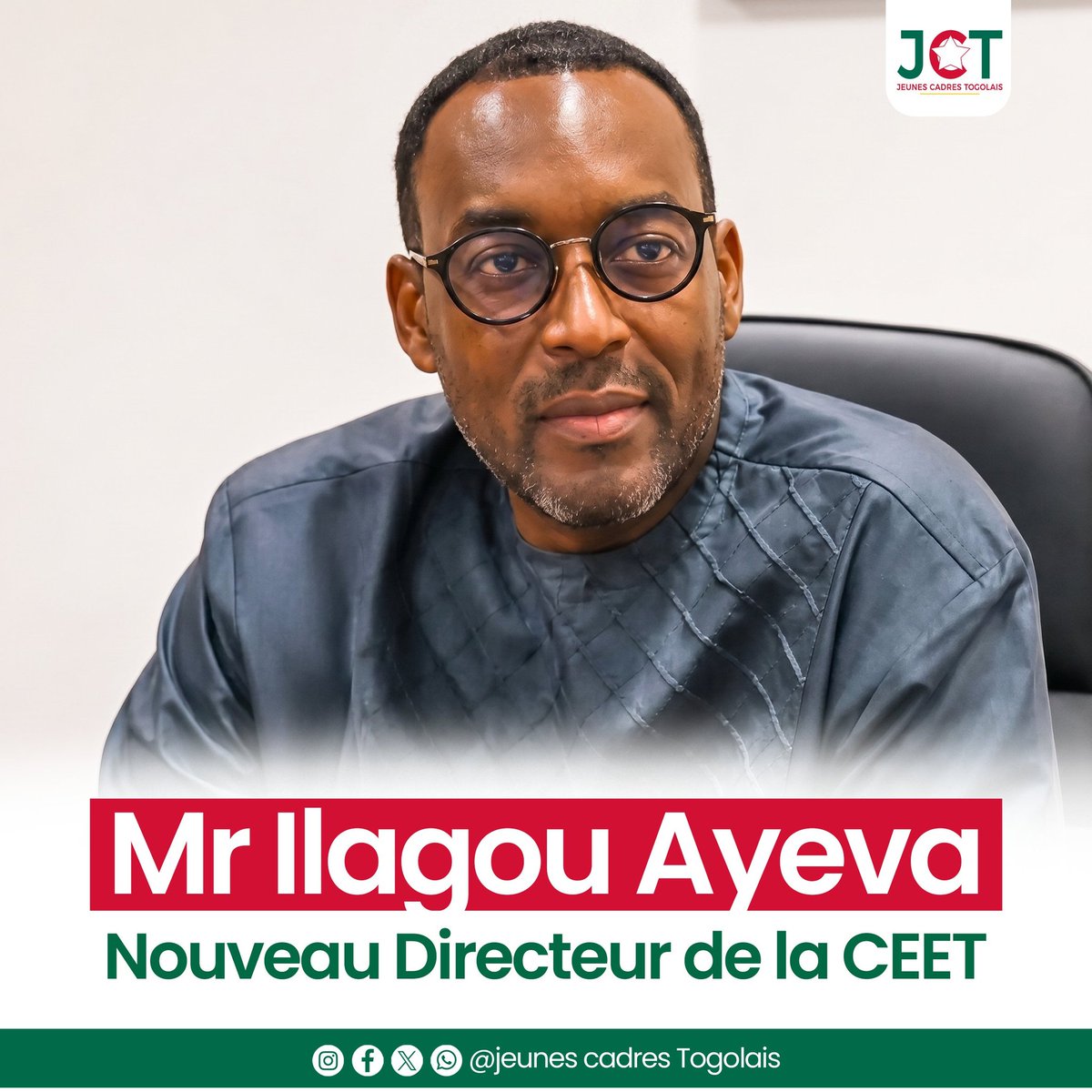 BenjaminLa73220's tweet photo. Une nouvelle page s’ouvre à la #CEET avec la nomination de M. Ilagou Ayeva à sa direction générale. Les attentes sont fortes pour renforcer la qualité du service, accélérer les réformes et répondre aux besoins croissants des populations en énergie électrique. #CEET #Togo #Énergie https://t.co/wBk20Abzfh