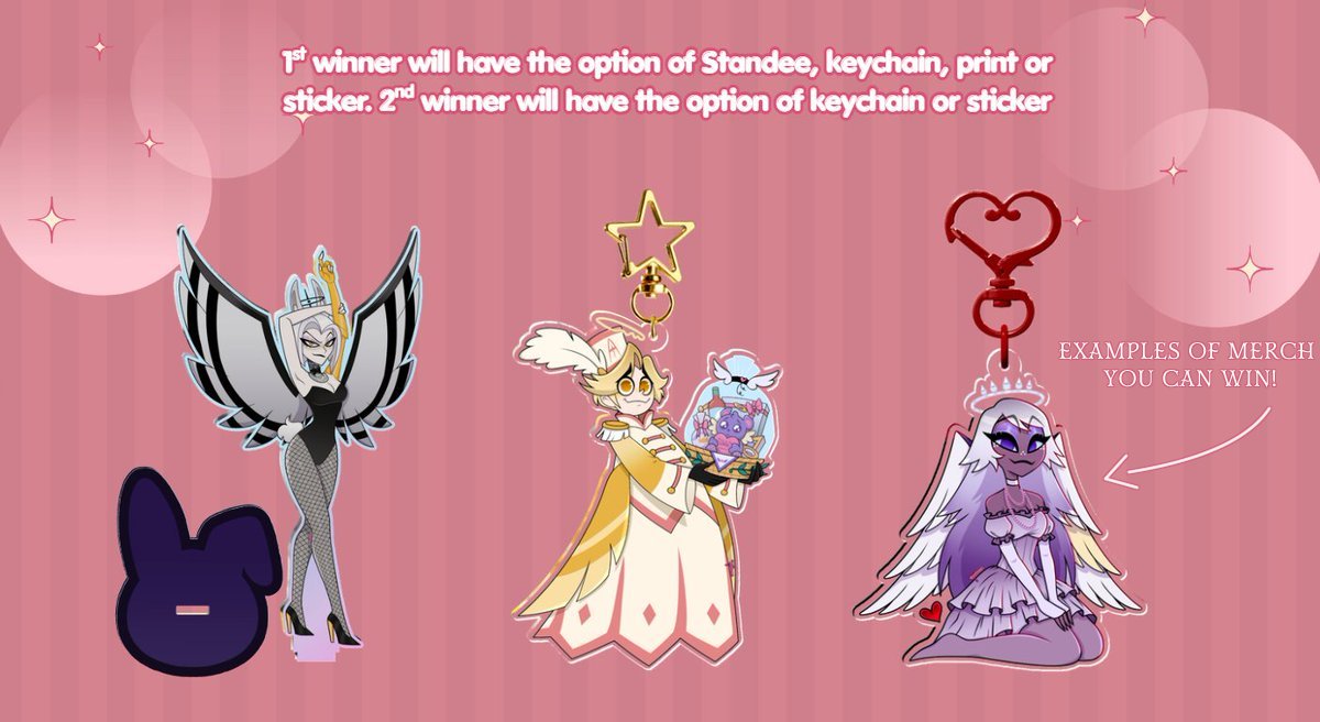 ReiDoro4's tweet photo. 200+ Sale merch giveaway!!

Thank you so much for the support, i want to give back to the community <3

Can ship international!

To enter :
Must be following me
Like + RT 
Comment your favourite Character

Winners will be announced June 30th

#HazbinHotel #HelluvaBoss #Hellaverse https://t.co/VGNtKy66yI
