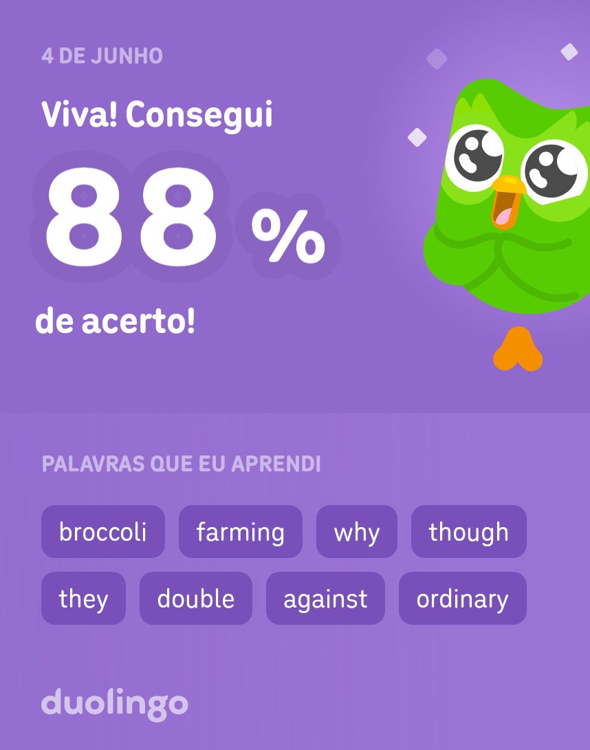 GenyPoderosa's tweet photo. Estou aprendendo inglês no Duolingo! É grátis, divertido e eficaz. https://t.co/iDvLipikZq