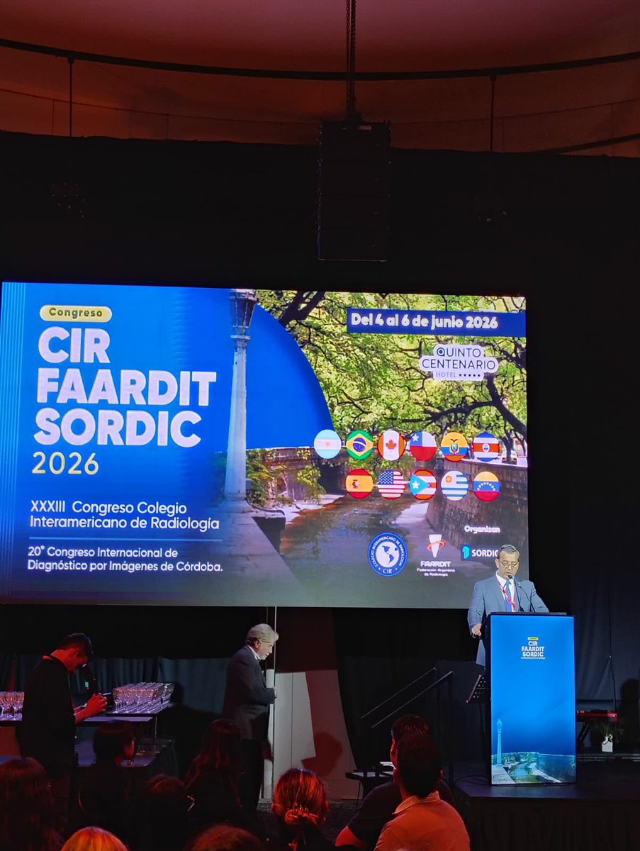 FAARDIT's tweet photo. 🧵 PRIMER DÍA DEL CIR FAARDIT SORDIC 2026 ✅

Comenzó el XXIII Congreso del Colegio Interamericano de Radiología y el XX Congreso Internacional de Diagnóstico por Imágenes de Córdoba 💪🏽🩻

Dijimos presente con nuestro stand institucional y participando de diversas actividades👇🏽 https://t.co/uCv6la7u5p