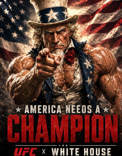 ParrotMystery's tweet photo. 来たる 6月14日トランプの誕生日にホワイトハウス南庭で開催される UFC Freedom 250 も「ホワイトハウス史上もっとも手の込んだ同性愛的スペクタクル」「肉体を吟味された美しい男たちで埋め尽くされる」と評されていて、奇しくも 6月はプライド月間であるという皮肉で注目を浴びています。3/ https://t.co/euRMUgVpPE