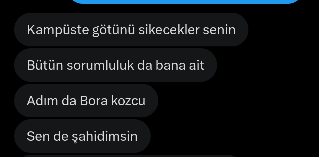 b3erilL's tweet photo. Bize gelen en normal tehditler https://t.co/0Ss3dtbU4i