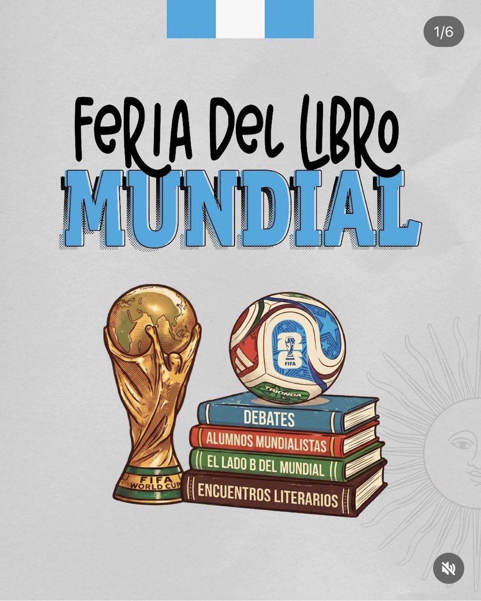 erespi's tweet photo. Mañana estaremos en la “Feria del libro Mundial” divagando con @marcelogantman y Ariel Scher sobre “El lado B del Mundial 2026”.

Nuestra charla es a las 12.30 pero hay otros muy buenas desde las 10. En el microcine de @TeayDeportea, Lavalle 2083.

La entrada es gratuita. https://t.co/Mj5ywlZh9t