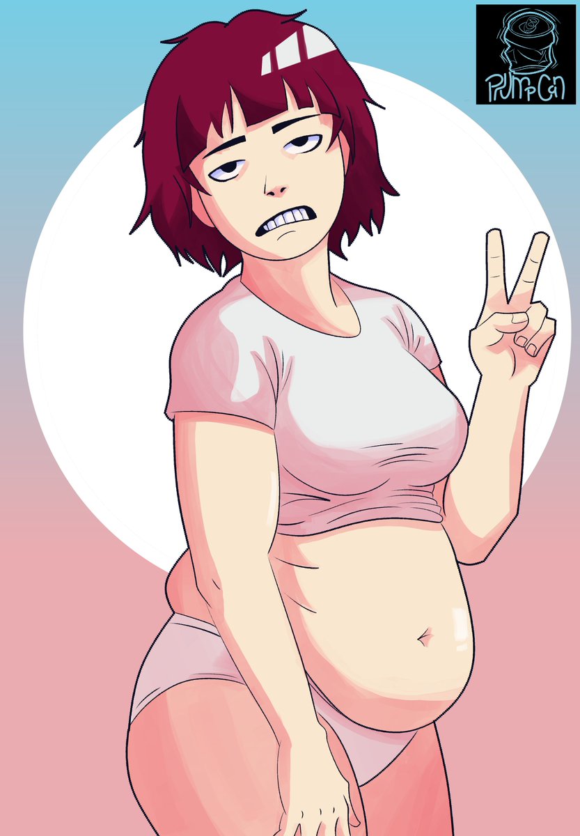 Plump_can's tweet photo. A drawing to represent myself, I suppose. https://t.co/hQmNzlSUFe