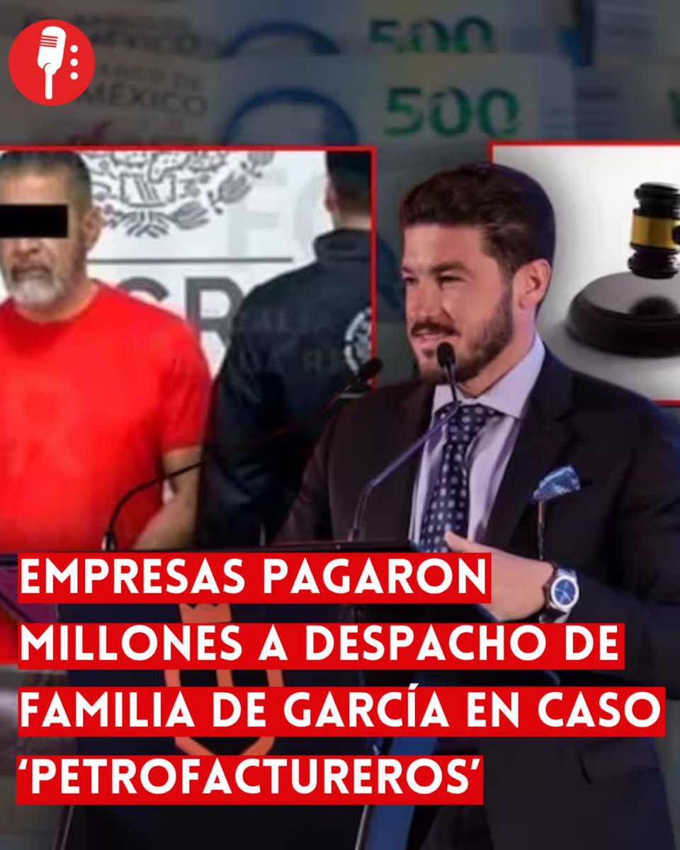 ReporterosMX_'s tweet photo. ⭕ OJO | EMPRESAS LIGADAS AL CASO ‘PETROFACTUREROS’ PAGARON MILLONES A DESPACHO DE FAMILIA DE SAMUEL GARCÍA

La red de los llamados “Petrofactureros”, investigada por la FGR (@FGRMexico) por presuntas operaciones vinculadas al huachicol fiscal y esquemas de simulación comercial por hasta 23 mil millones de pesos, alcanzó políticamente a Samuel García (@samuel_garcias) luego de que se revelara que un despacho propiedad de su padre y su medio hermano facturó más de 15 millones de pesos a una empresa ligada al caso.
https://t.co/wE35SXjtRZ