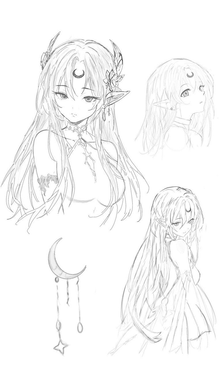 wit1200's tweet photo. #FantasyArt #AnimeArt #OriginalCharacter #OC #LineArt #Sketch #DigitalSketch https://t.co/iOz4HDsFjG