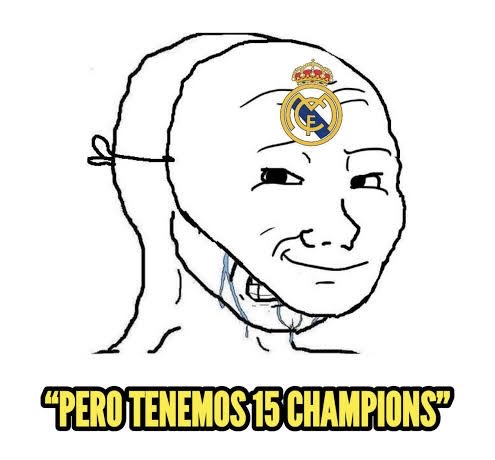 et3rnocule's tweet photo. @mrangox @Saagkoo @aleeskb9 @CuentaMister Y no has dejado de pensar en la Champions? No cabe duda que el meme refleja la realidad. https://t.co/UGLaNNK7Xr