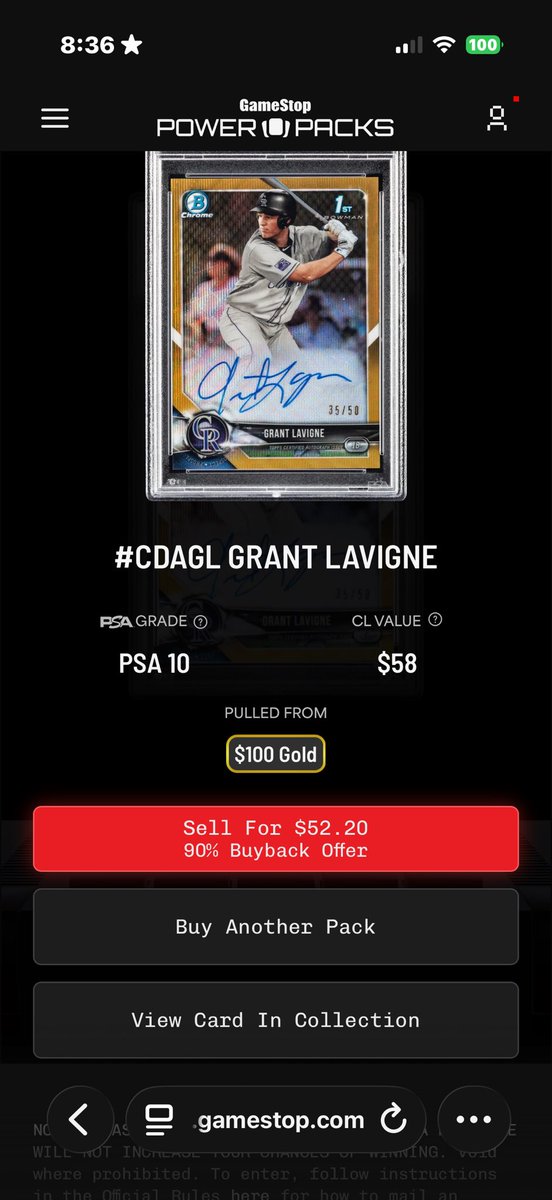 SlabCapital1's tweet photo. DAY 2: 

Lets rip! @powerpacks 👀

Total spent: $400

We’re tracking every dollar. No cherry-picked wins.

One @gamestop nuke can change everything.💥👀

#GoldPackChallenge #SlabCapital #SportsCards #TheHobby #BaseballCards #PSA10 https://t.co/Tz1Is0hmOZ