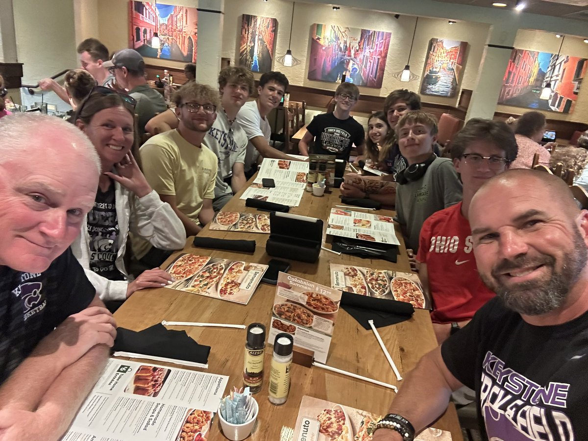 KeystoneTrack's tweet photo. We made it…state crew is in Columbus. Our annual team dinner, thanks KATS for always taking such great care of us!! https://t.co/3uoPYgucog