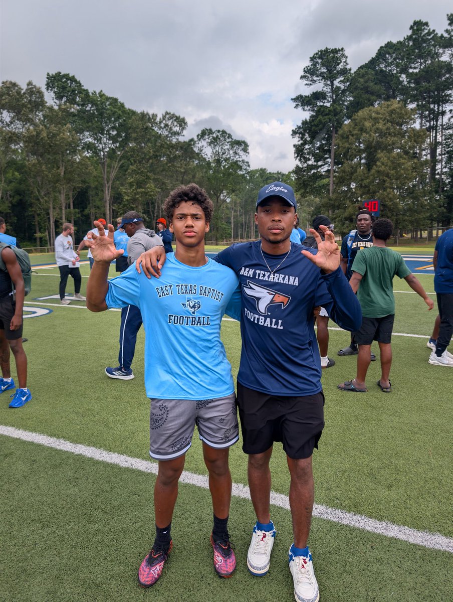 timmywilcots's tweet photo. Had a great time putting in work at ETBU Beast Texas camp… Thanks to all of the coaching staff that came out to help us gain experience!! https://t.co/nBIH8NTkYn