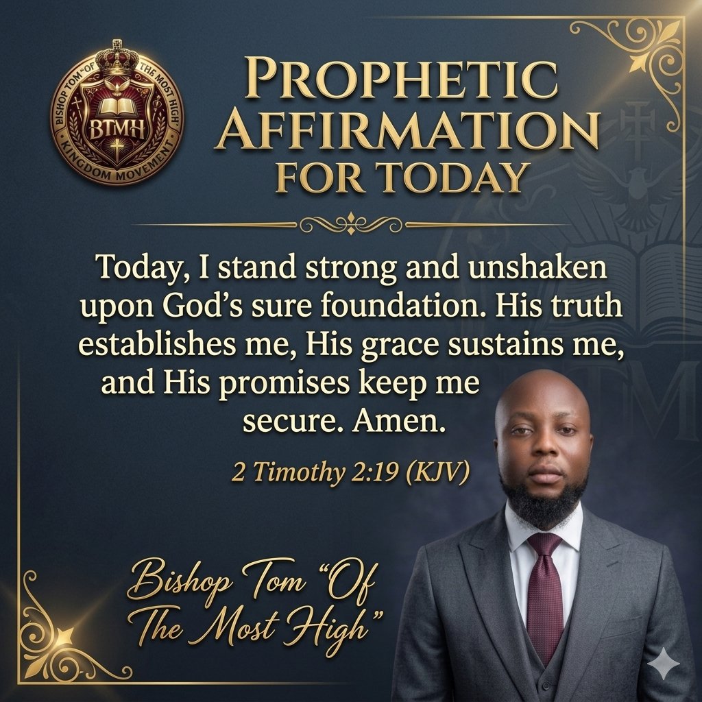 BishopTom001's tweet photo. PROPHETIC AFFIRMATION FOR TODAY. 
Say Amen.
#PanamáMayor #EdoMéx https://t.co/D15GGjZgzy