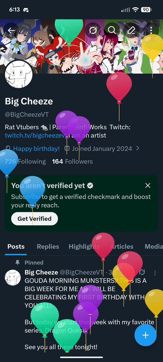 BigCheezeVT's tweet photo. It's my birthday! I can't wait to hangout with you guys soon!! https://t.co/FwcYY9l18E