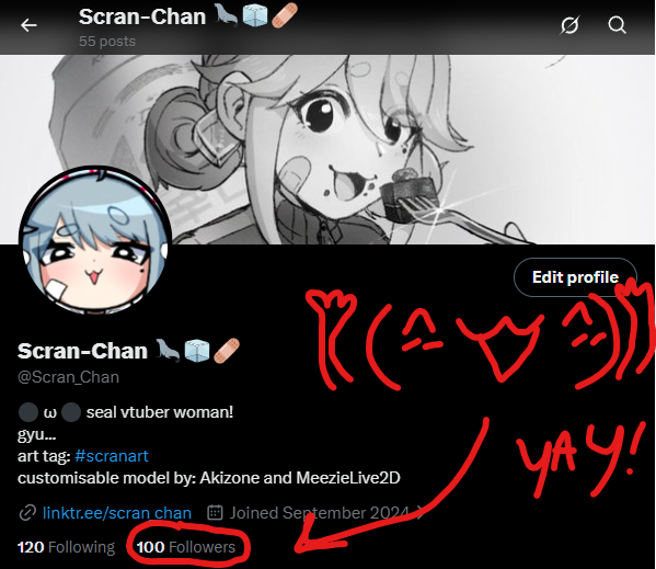 Scran_Chan's tweet photo. THANK GYUUUU!!! https://t.co/0KGojzY1Iq