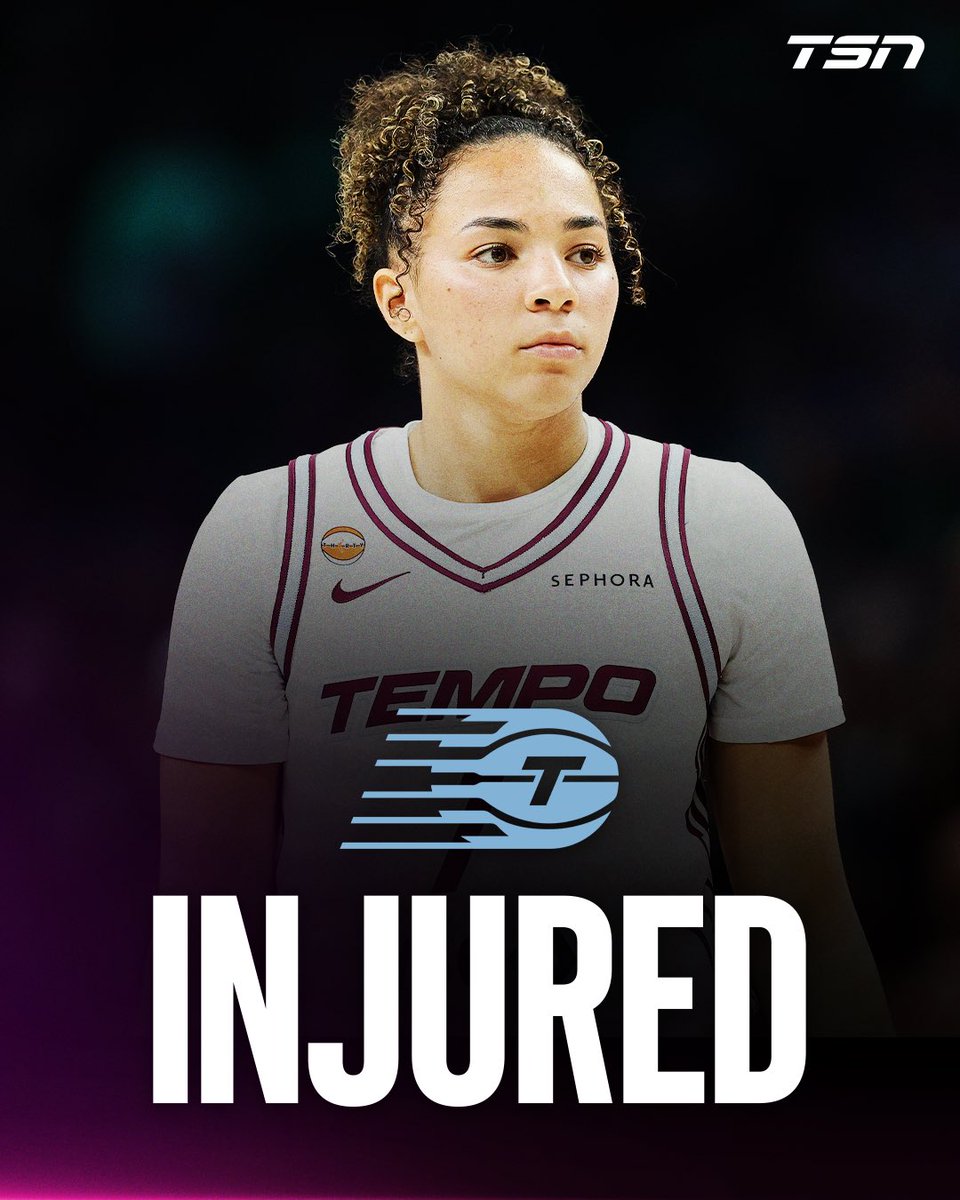 TSN_Sports's tweet photo. The Tempo have confirmed that rookie guard Kiki Rice sustained a grade 2 ankle sprain in Toronto's loss to New York. She will be re-evaluated in the coming days and does not have a timetable for return. https://t.co/PKsTOuinHB