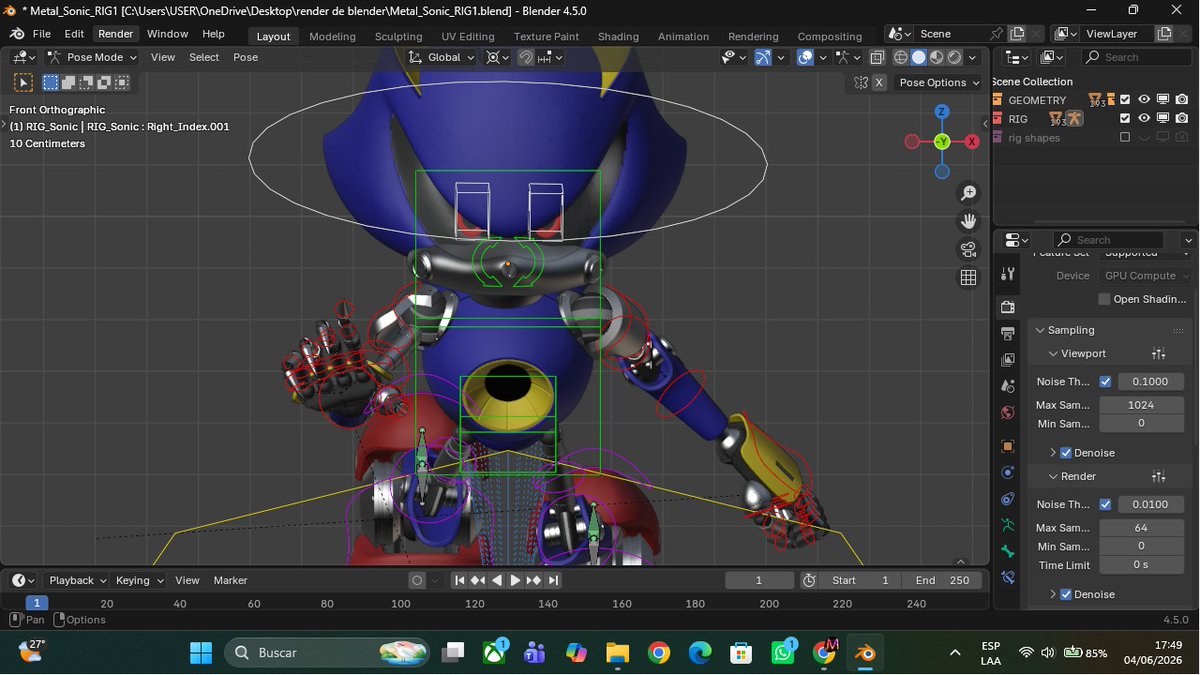 Megandro593's tweet photo. #sonicthedgehog #metalsonic #blender https://t.co/H0BQj7W1Ox