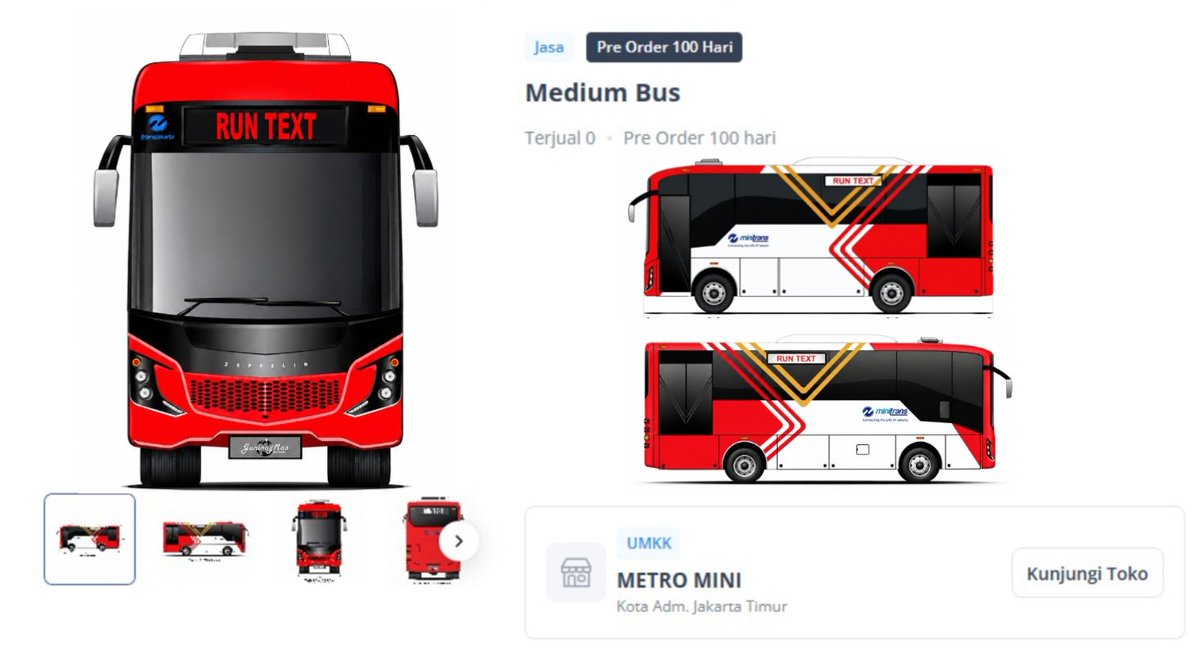 AdiiAFVs's tweet photo. Eh eh ada yang baru nihhh... kayaknya bakal pake Zeppelin Custom by Karoseri Gunung Mas...

Plisss jadiin doong, kita butuh Bus Medium baru yang cepet dan handal

Kalo jadi, kita punya bus medium baru yang bodynya dari karoseri yang belom pernah dipake di Transjakarta 🤭😆 https://t.co/TnTT9THgzD