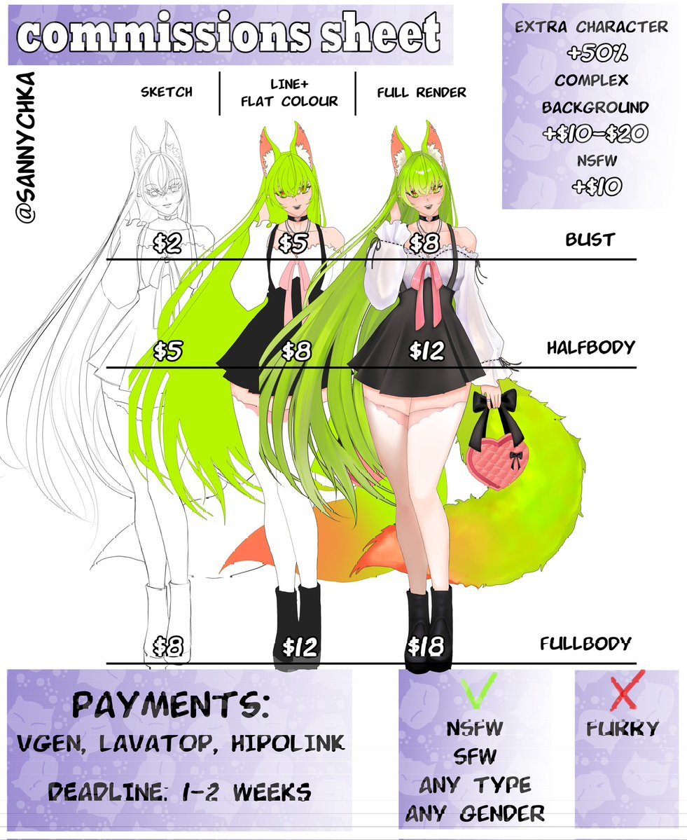 Aleksandra65617's tweet photo. I made a commissions sheet! If anyone is interested DM me✨
#art #commission #commissionopen #commissionsheet #smallartist https://t.co/nzorrwhwwg