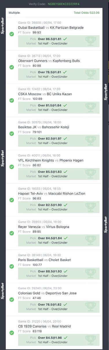 EricAikince's tweet photo. I will be funding my followers sporty bet account 
Drop your sporty bet id 

523 odds 🅱️🅾️🅾️🅾️Ⓜ️ 💣 💥💥💥 

Like and share massively https://t.co/ojhw6lScjJ