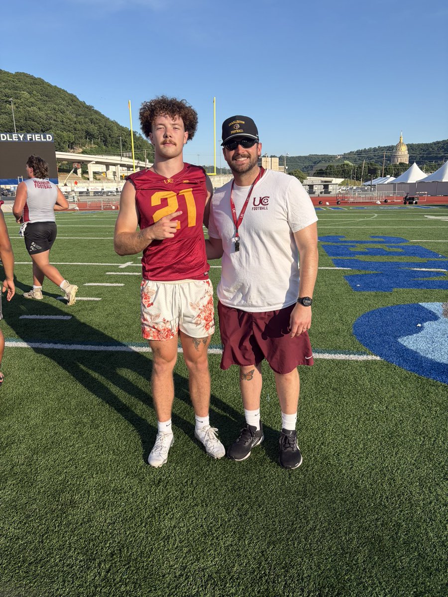CarsonTr27's tweet photo. Blessed to receive my SECOND OFFER from @UCWV_Football @CoachDaught @IndyPatriots https://t.co/QOlSmESZmY