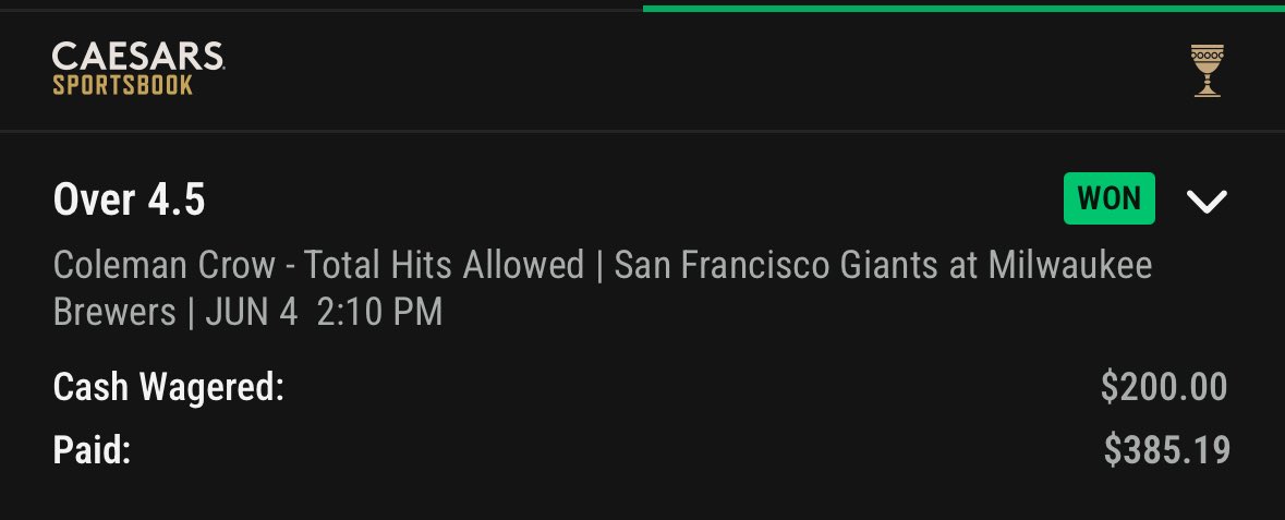 FadeLocks's tweet photo. 2/2 on our main plays to start the day in VIP ✅
Crow cashed in the first inning… 🔥

Stop missing out, more to come. Join vip with this link for just $5 - https://t.co/sIKTQbsb9J https://t.co/p3EuetGYWh