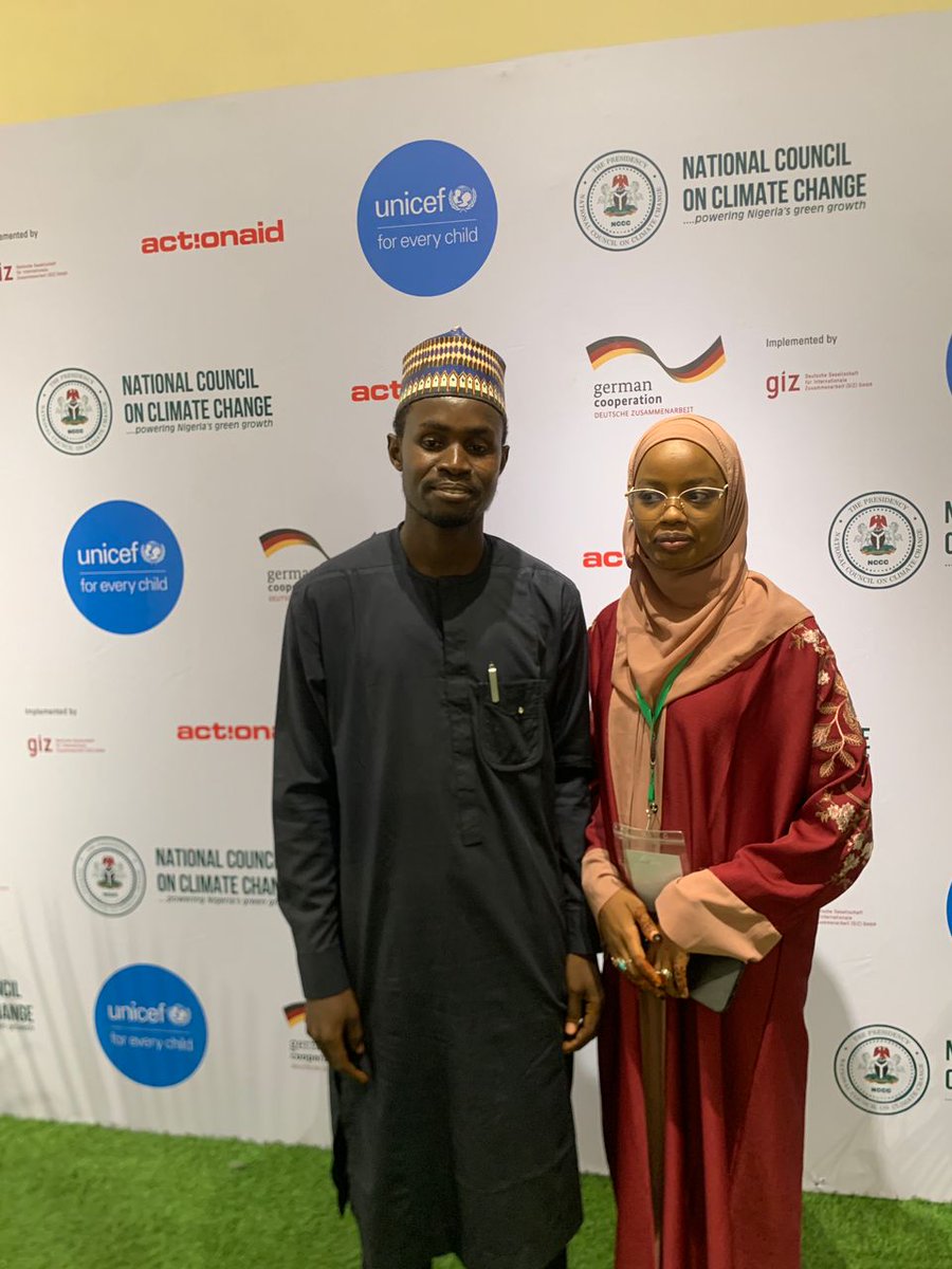 Sulemanbature02's tweet photo. At a National stage!
Attending #NYCS #NigeriaYouthClimateSummit at Abuja #ContinentalHotel..We heard the messege, Youth are the leaders and drivers of climate change.. Thank you @talk2mshehu @UNFCCC @ActionAidNG https://t.co/dnq1Lf1Ard