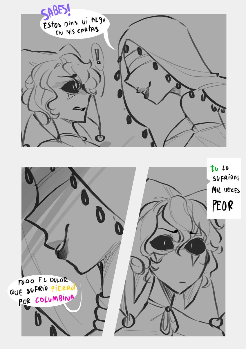 Seraph_Snake's tweet photo. WIP! 
Se viene cómic con Lore 👅🔮
🐍✨
#thefreakcircus #thefreakcircuspierrot #thefreakcircusoc #thefreakcircusharlequin https://t.co/9u3mjLcqnf