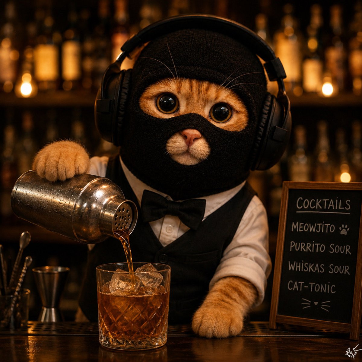 didnwakeupp's tweet photo. Day 266 of new $MASK PFPs:

Just have a nice drink, believer 🍸 https://t.co/s8qG3fu1dY