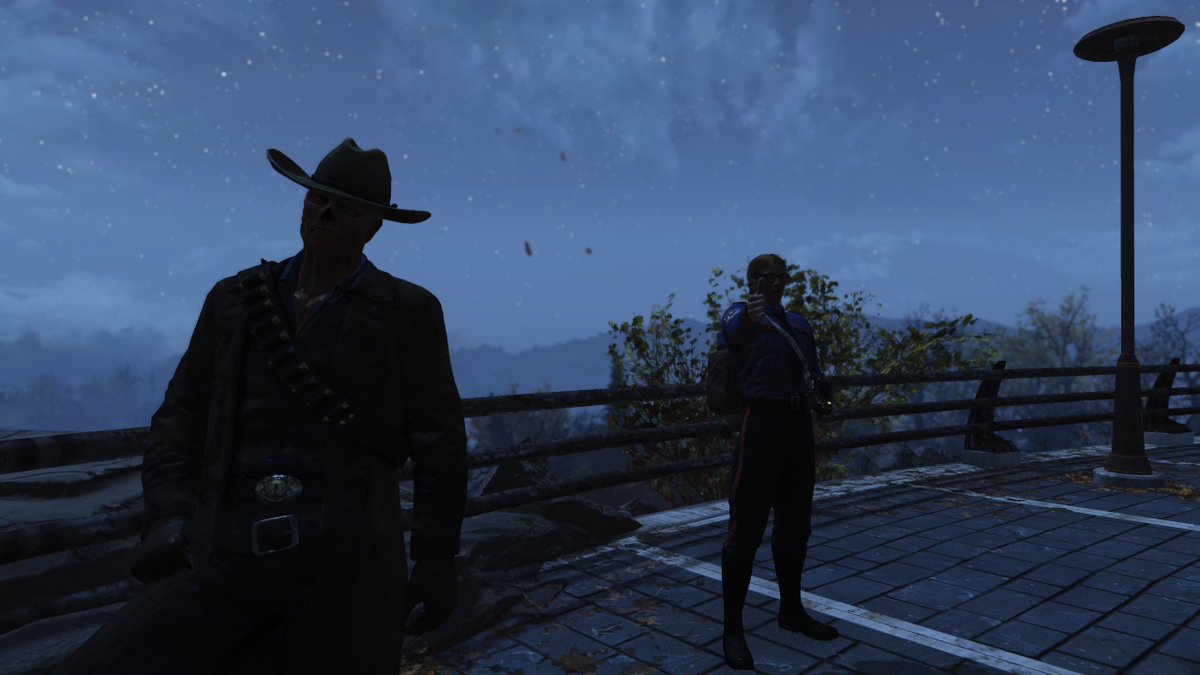 Twisted_Skull's tweet photo. Reginald went back to Vault 76, hoping that Mary and Mitzi would be there. Instead, he met with someone known as: The Ghoul. This Ghoul told Reggie about Burning Springs in Ohio where Bounty Hunting was profitable. Reggie put that aside for now.
#arcadekitten #cemeterymary https://t.co/3sJBkkG5kO