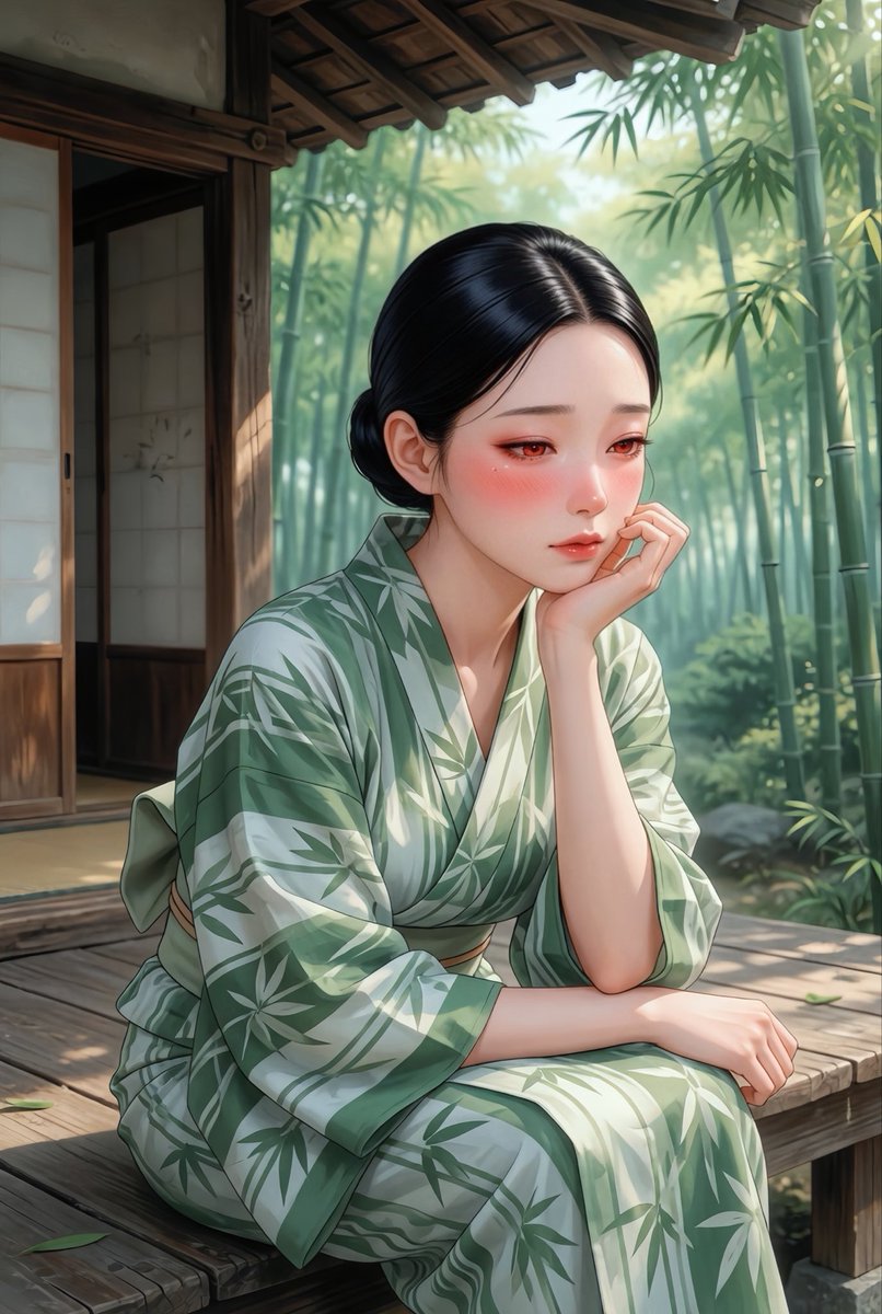 Daily_Maya_'s tweet photo. Just sitting with my thoughts for a while. 🍃

#AIArt #AnimeGirl #AIイラスト https://t.co/Sw6D22BieJ