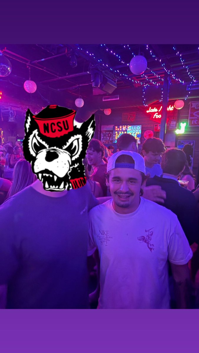 WPNcommenter's tweet photo. Breaking News: Seth Jarvis seen at Tin Roof in Raleigh, North Carolina in between games 1 and 2 of the Stanley Cup Finals https://t.co/YuAjTcBfqw