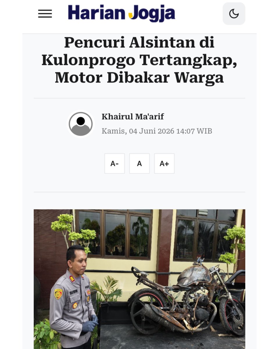 panoramaKP's tweet photo. ● Aksi pencurian alat mesin pertanian (alsintan) yang meresahkan petani di wilayah pesisir akhirnya terbongkar. Untuk selengkapnya bisa dibaca di https://t.co/RdzHKHgYRA ya lurr.

● Sumber : @harianjogja 
https://t.co/gZuGoN8ra3
● Lokasi : Kulon Progo, Yogyakarta. https://t.co/ECjJgYuUmB