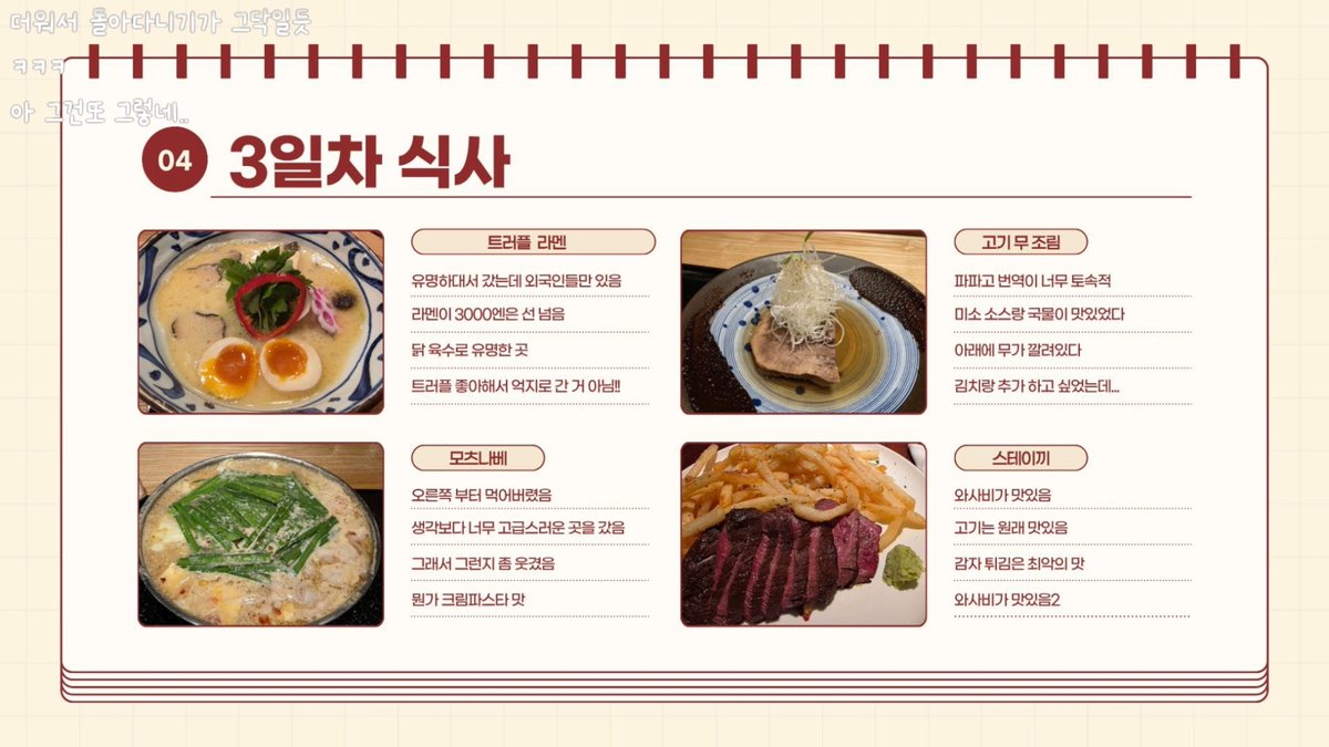 some4929day's tweet photo. 먹짱여친답게 걱정 안 해도 알아서 잘 먹고 온 거 개뿜

나나양이 생각해둔 여행가서 할 것 : 지로계라면먹기모츠나베먹기회전초밥먹기메론빵먹기
해낸 것 : 해초국수메밀소바츠케멘냉두부메론빵자판기음료트러플차완무시바움쿠헨초밥트러플라멘모츠나베고기무조림스테이크콜라호지차아이스크림 먹기 https://t.co/sDh3eiDq2l