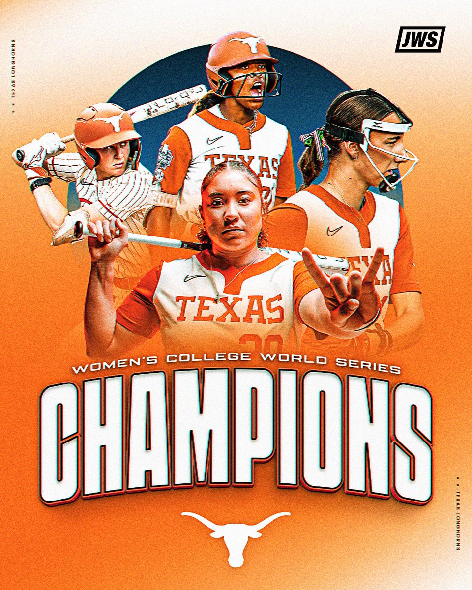 justwsports's tweet photo. LONGHORNS WITH THE BACK-TO-BACK TITLES 🏆 https://t.co/9nvtsXZQZH