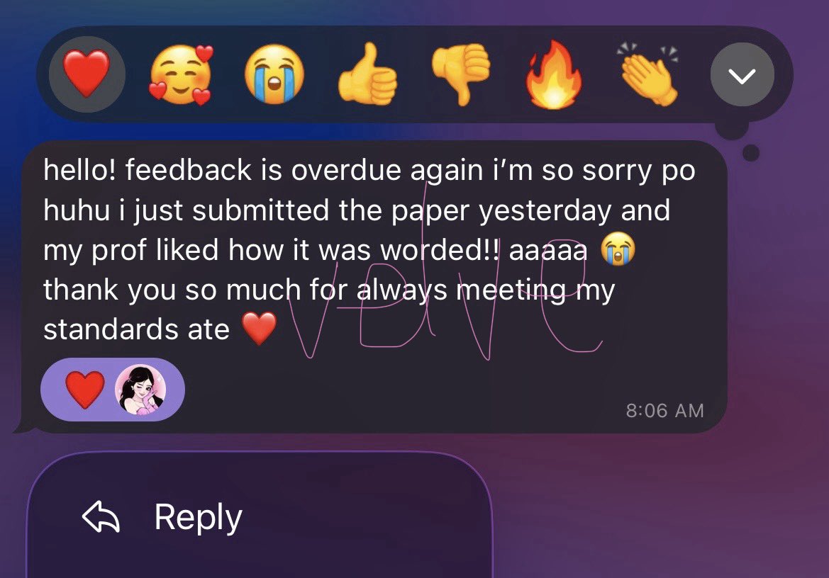 worksbyvelve's tweet photo. ⤷  # . ' #velvesvouches 🌟 RESEARCH INSTRUMENT &amp; SOP REVISION! 

Another task cleaned off the slate! Very grateful that you trusted me to provide a service worthy of your professor’s commendation po! 💗🧿🪬 https://t.co/MwQqeC6usR
