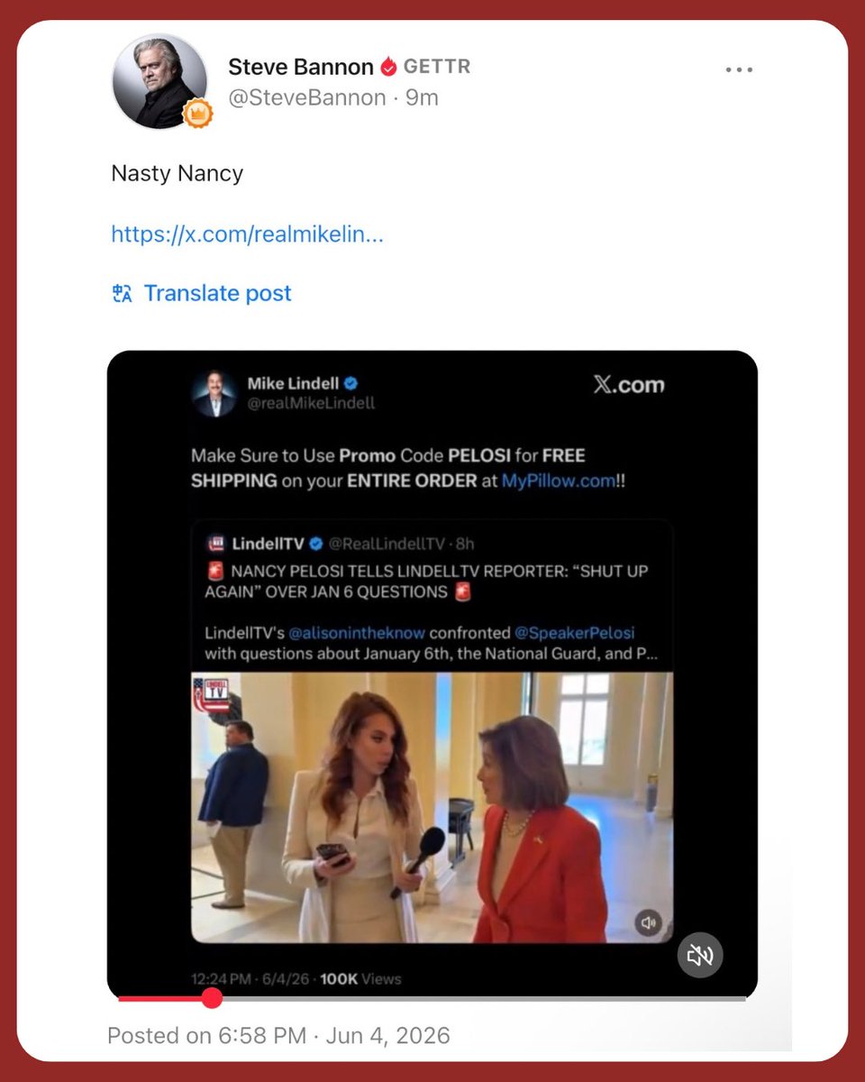 Bannons_WarRoom's tweet photo. Nasty Nancy

https://t.co/CYUxKPRQmI https://t.co/iDjTW1wXqH