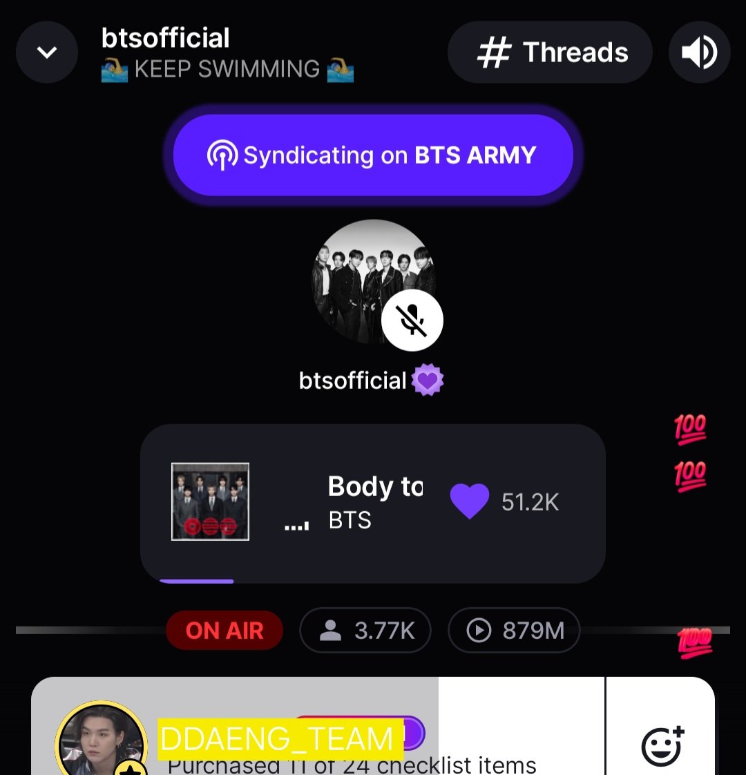 ddaeng_team's tweet photo. Army comenzó el Listening Party de #BTS en StationHead.

📌https://t.co/BLpyjr2LAA

@BTS_twt https://t.co/3xDXSqHefg