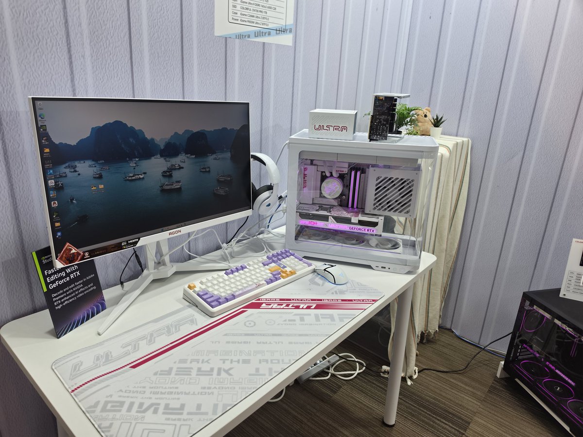 madness727's tweet photo. Visiting Colorful today
You are immediately greeted with their full Cable-Less iGame Ultra-Zero PC using BTF 3.0 connectors
Even the PSU is cable-less! https://t.co/KgEdpQb4Tv