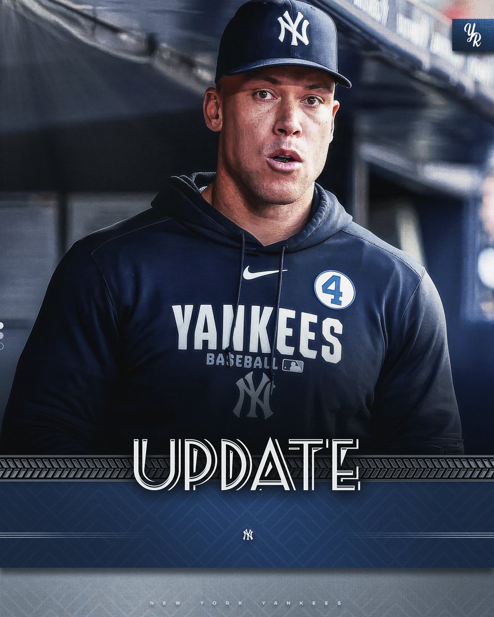 YankeeReport_'s tweet photo. UPDATE: Aaron Judge has a stress fracture on the first rib of his right side.

He will be re-imaged in 4-6 weeks.

Per @jorgecastillo https://t.co/9K9Trcj0Sm