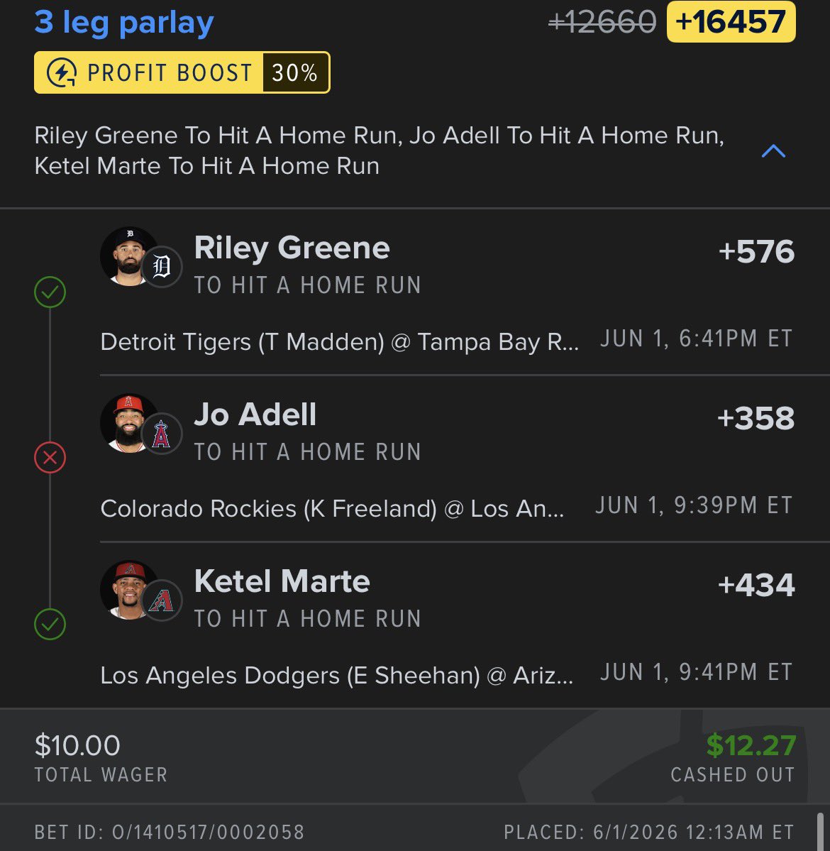 itsjayb62's tweet photo. @SGP_Parlay Twice this week for me 🫩  I’ll use this as motivation I guess https://t.co/Bst4igoo9o