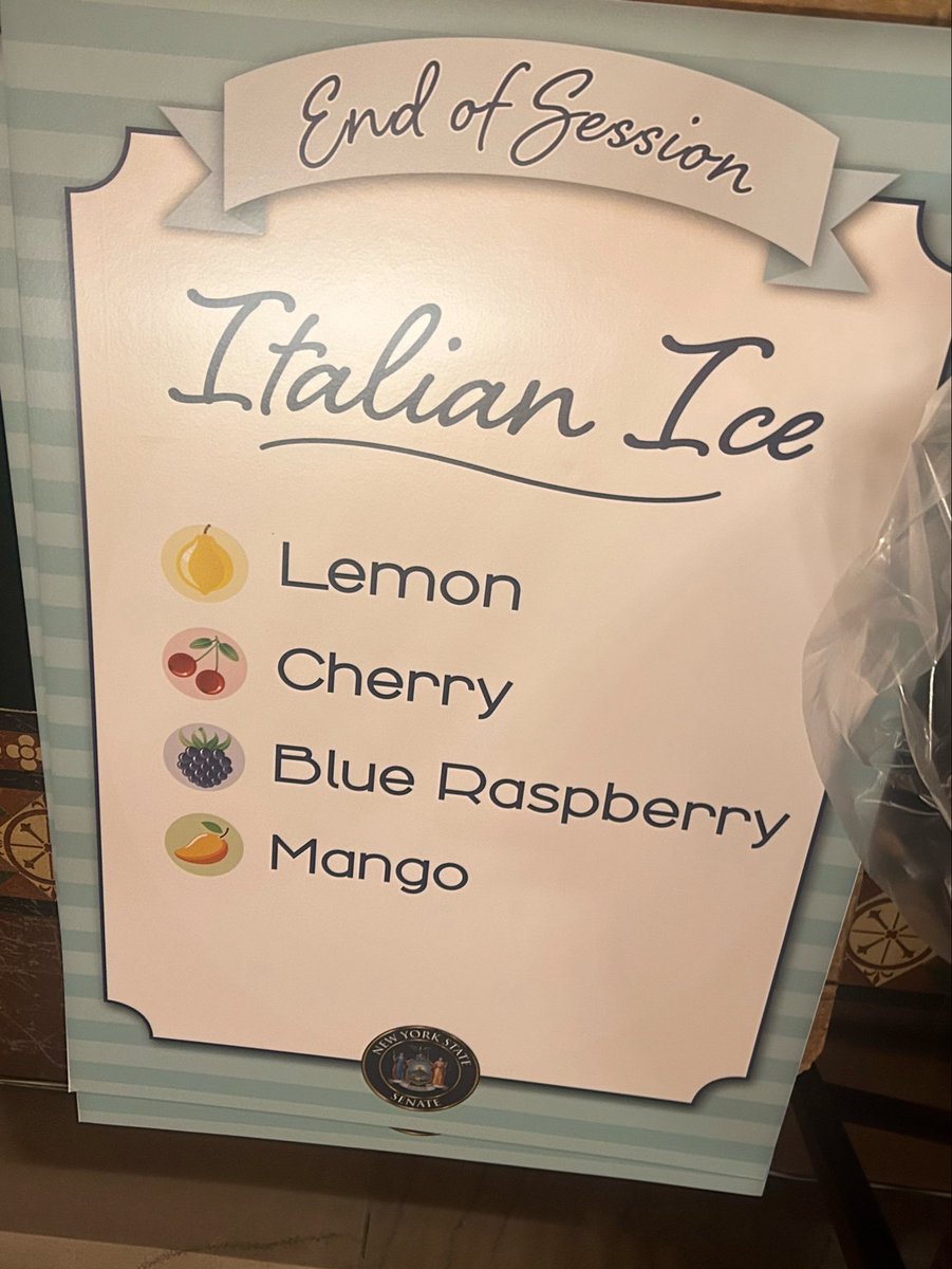 bern_hogan's tweet photo. State Senate is rolling out the Italian ice https://t.co/b0NT11nyXq