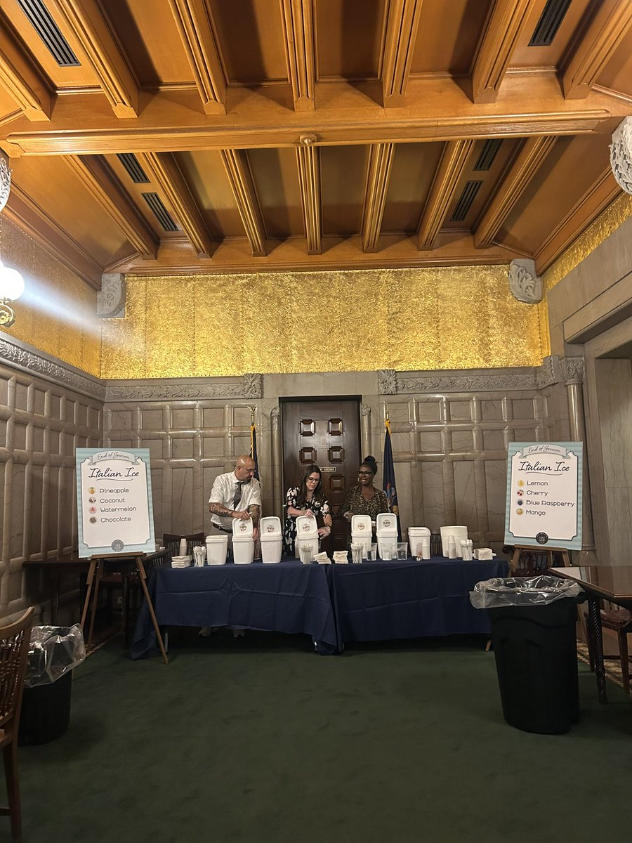 bern_hogan's tweet photo. State Senate is rolling out the Italian ice https://t.co/b0NT11nyXq