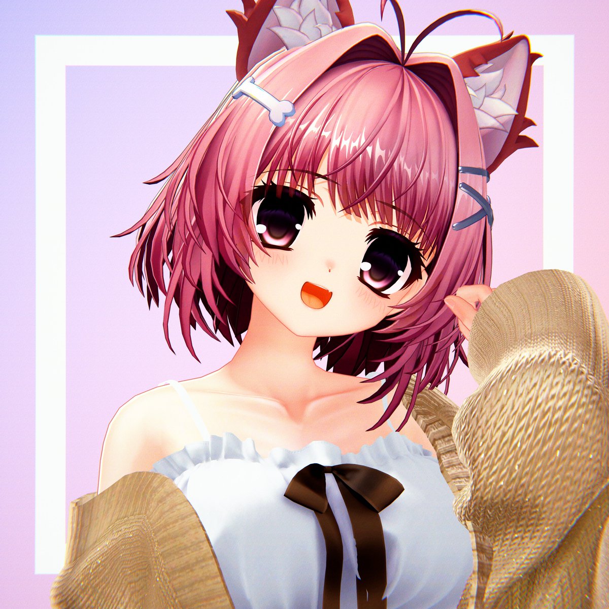 yuusei1125's tweet photo. ウトナちゃんのお顔いじるの楽しい～！
#Utona3D https://t.co/UY6cKPz2eQ